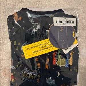 Little Sleepies Evening at Hogwarts zippy 0-3m